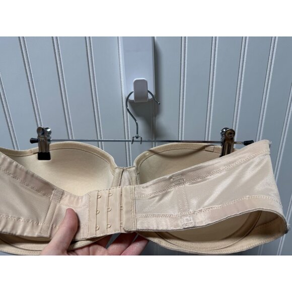 Wacoal Beige Red Carpet Strapless Underwire Bra 854119 Size 40D - Picture 4 of 5